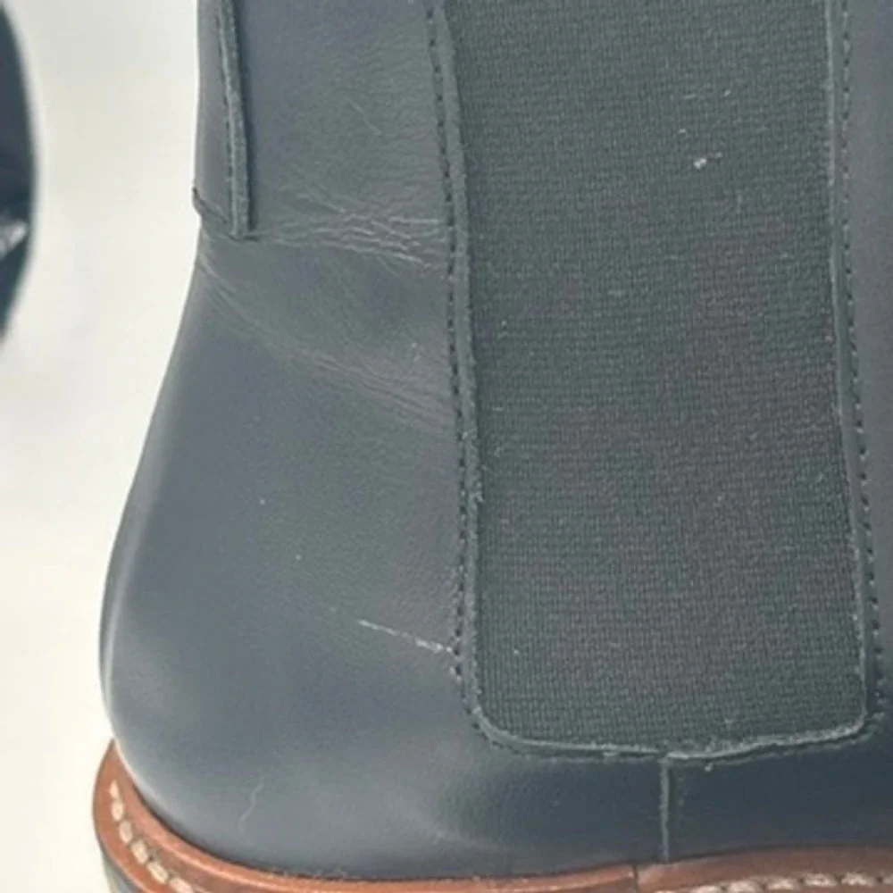 Everlane Chelsea Boot Women Sz 5 Black Leather Italian Made Classic Ankle‎ Boot